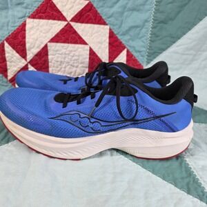 Saucony Axon 2 Running Shoes Mens Size 14 Blue Black Athletic Sneakers